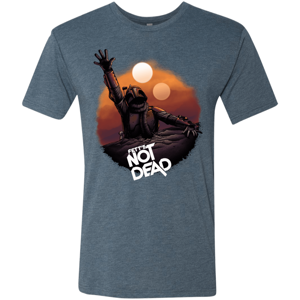 T-Shirts Indigo / Small Back From The Pit Men's Triblend T-Shirt