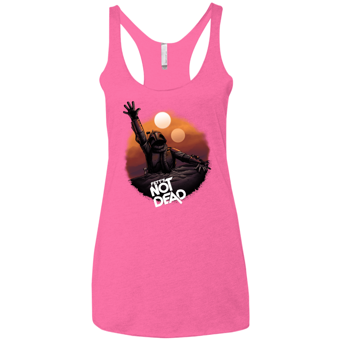 T-Shirts Vintage Pink / X-Small Back From The Pit Women's Triblend Racerback Tank