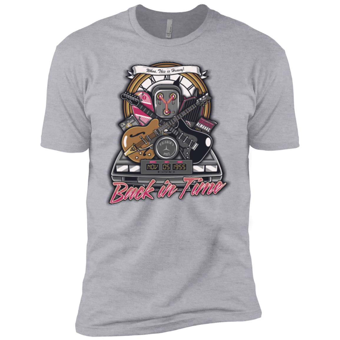 T-Shirts Heather Grey / YXS Back in time Boys Premium T-Shirt
