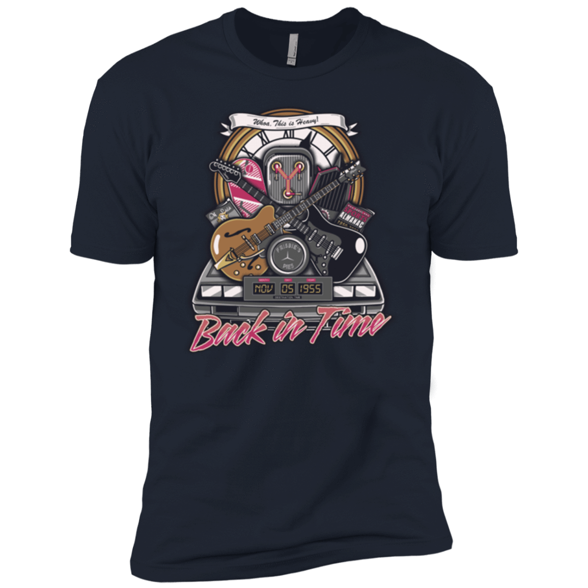 T-Shirts Midnight Navy / YXS Back in time Boys Premium T-Shirt