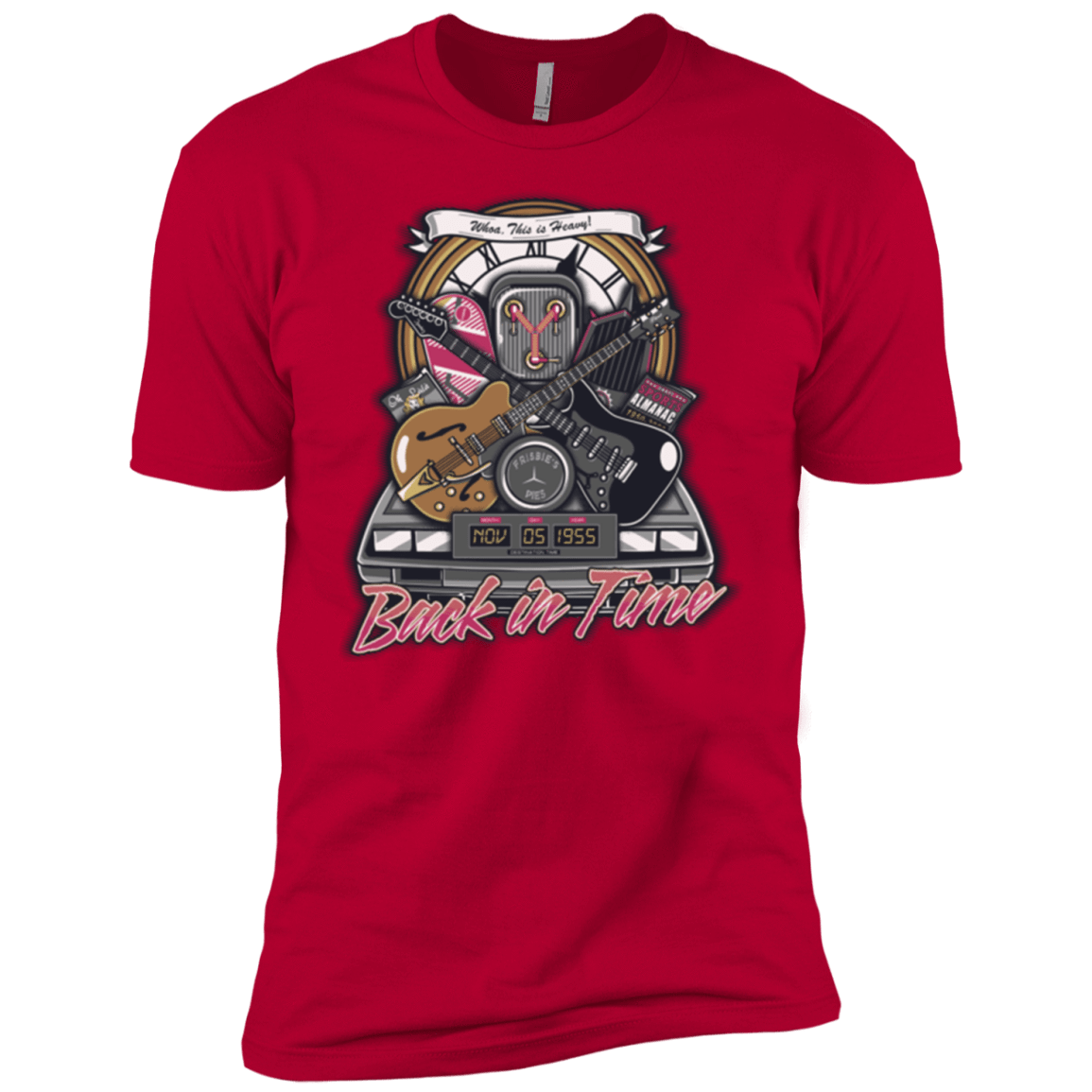 T-Shirts Red / YXS Back in time Boys Premium T-Shirt