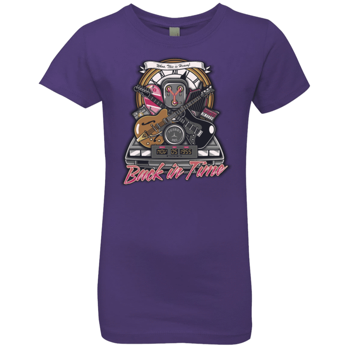 T-Shirts Purple Rush / YXS Back in time Girls Premium T-Shirt