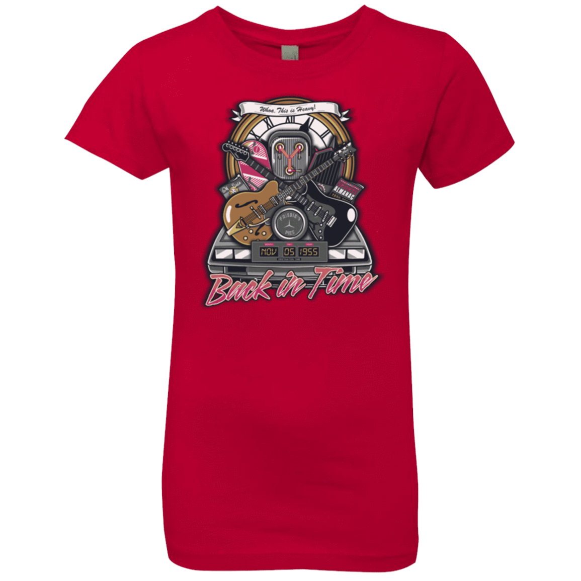 T-Shirts Red / YXS Back in time Girls Premium T-Shirt