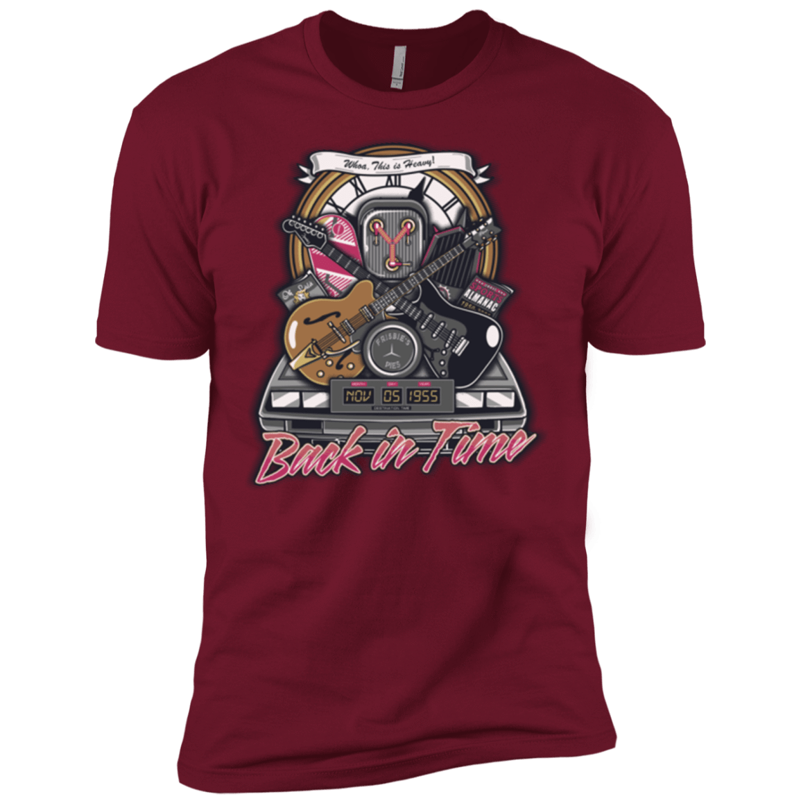 T-Shirts Cardinal / X-Small Back in time Men's Premium T-Shirt