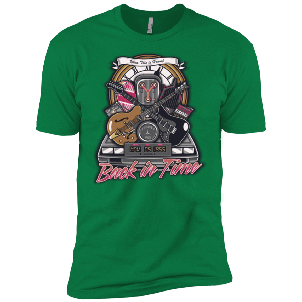 T-Shirts Kelly Green / X-Small Back in time Men's Premium T-Shirt