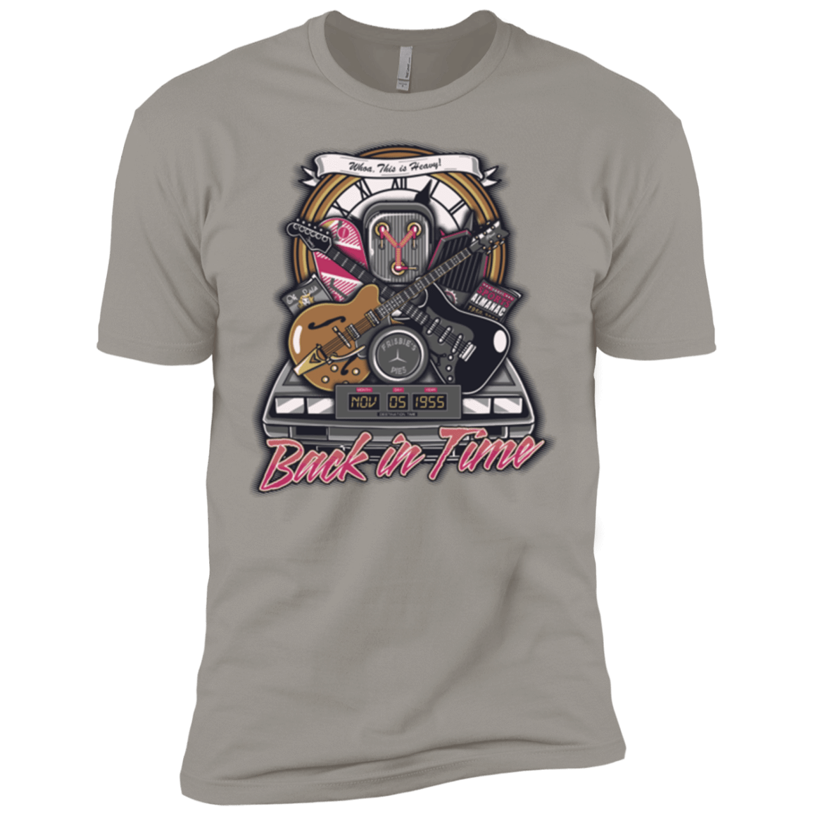 T-Shirts Light Grey / X-Small Back in time Men's Premium T-Shirt