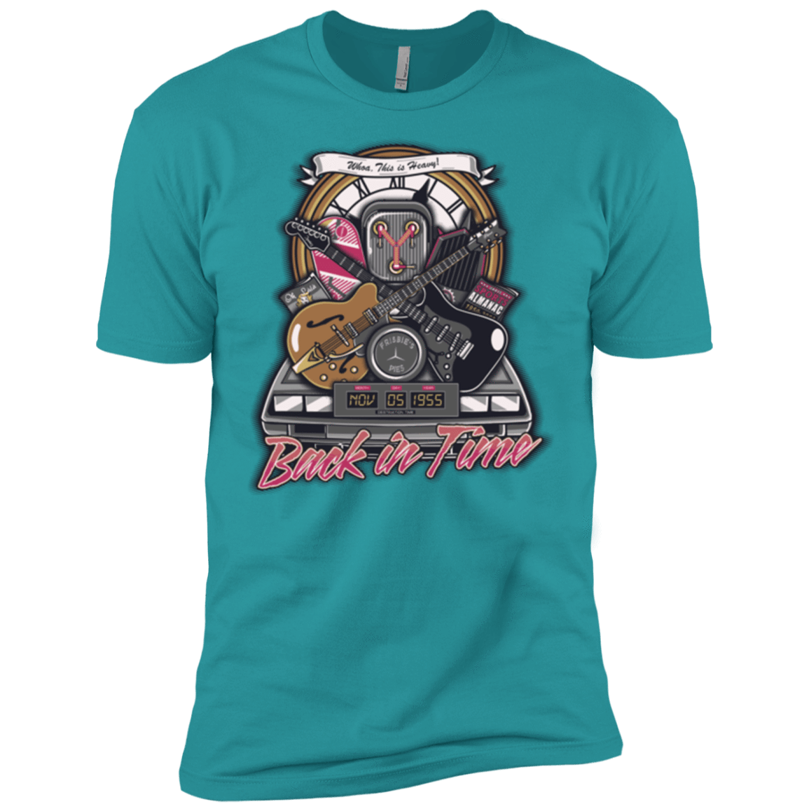 T-Shirts Tahiti Blue / X-Small Back in time Men's Premium T-Shirt