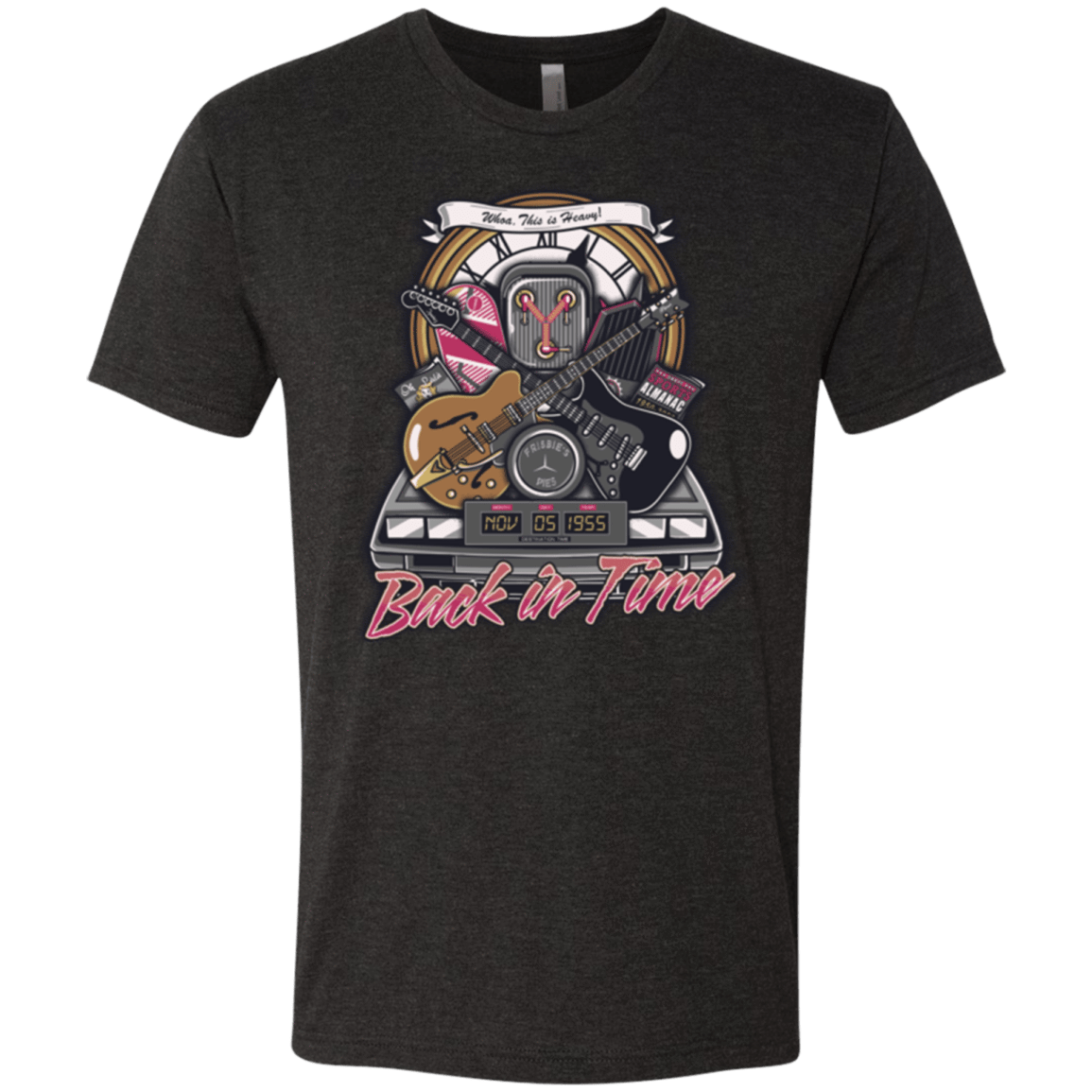 T-Shirts Vintage Black / Small Back in time Men's Triblend T-Shirt