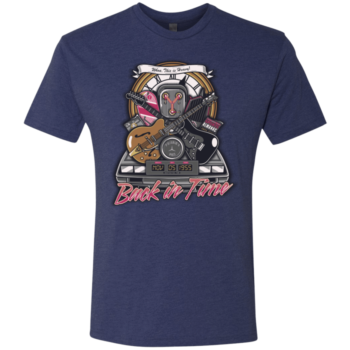 T-Shirts Vintage Navy / Small Back in time Men's Triblend T-Shirt