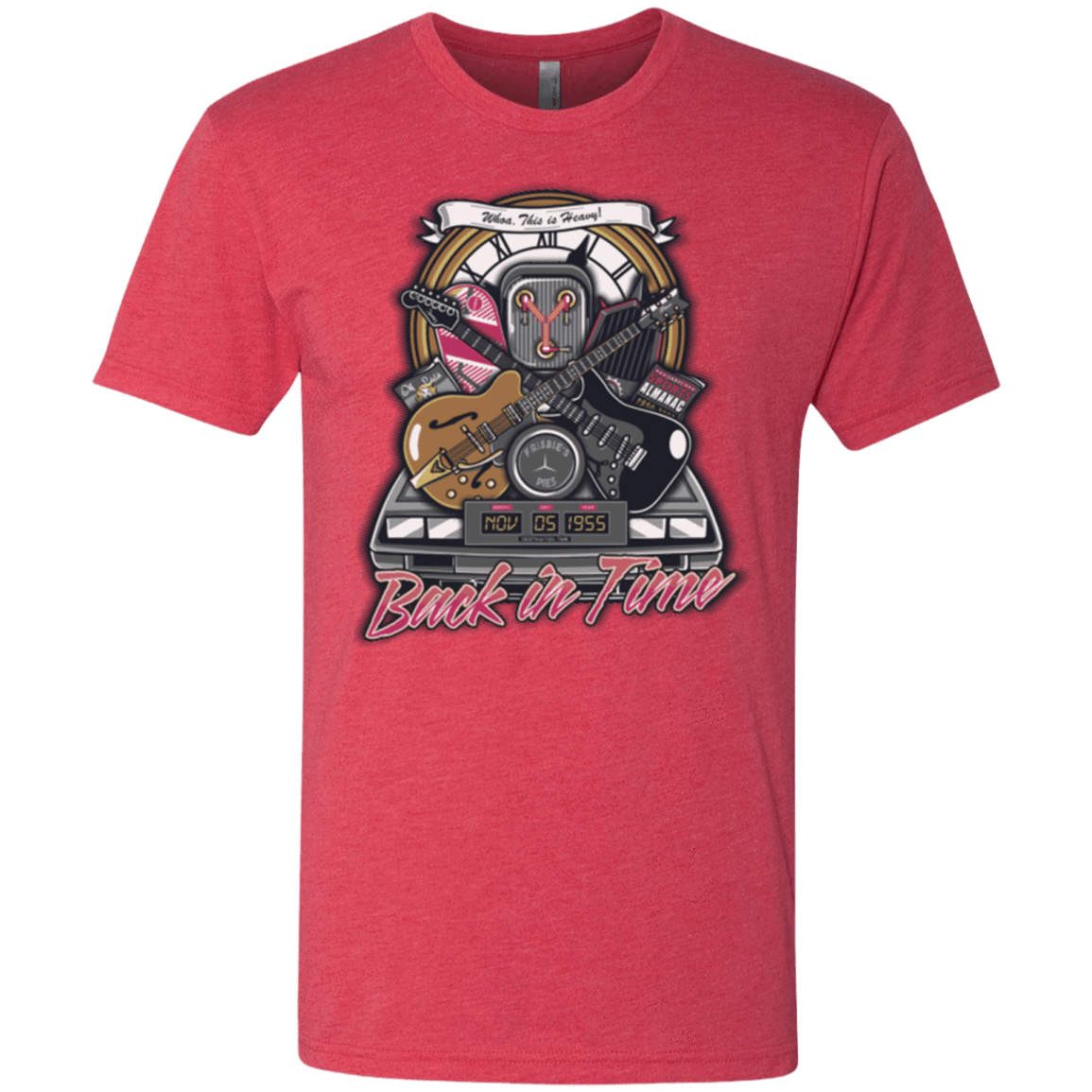 T-Shirts Vintage Red / Small Back in time Men's Triblend T-Shirt