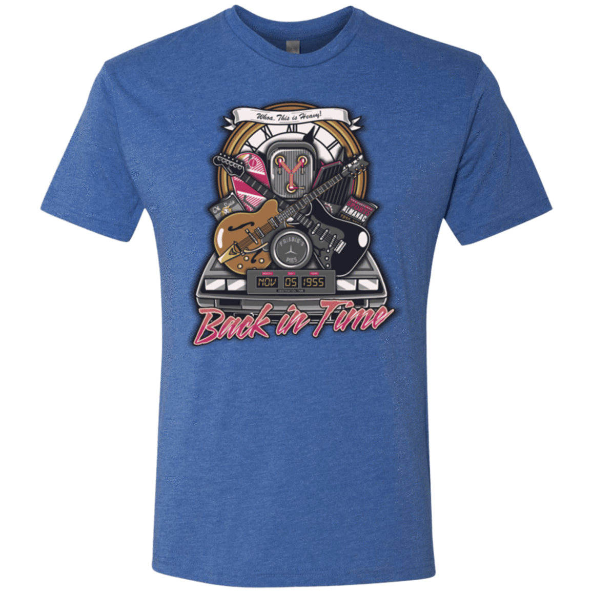 T-Shirts Vintage Royal / Small Back in time Men's Triblend T-Shirt