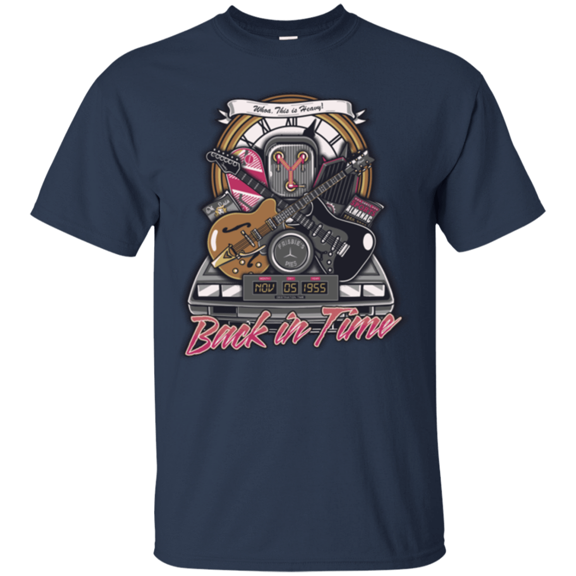 T-Shirts Navy / Small Back in time T-Shirt