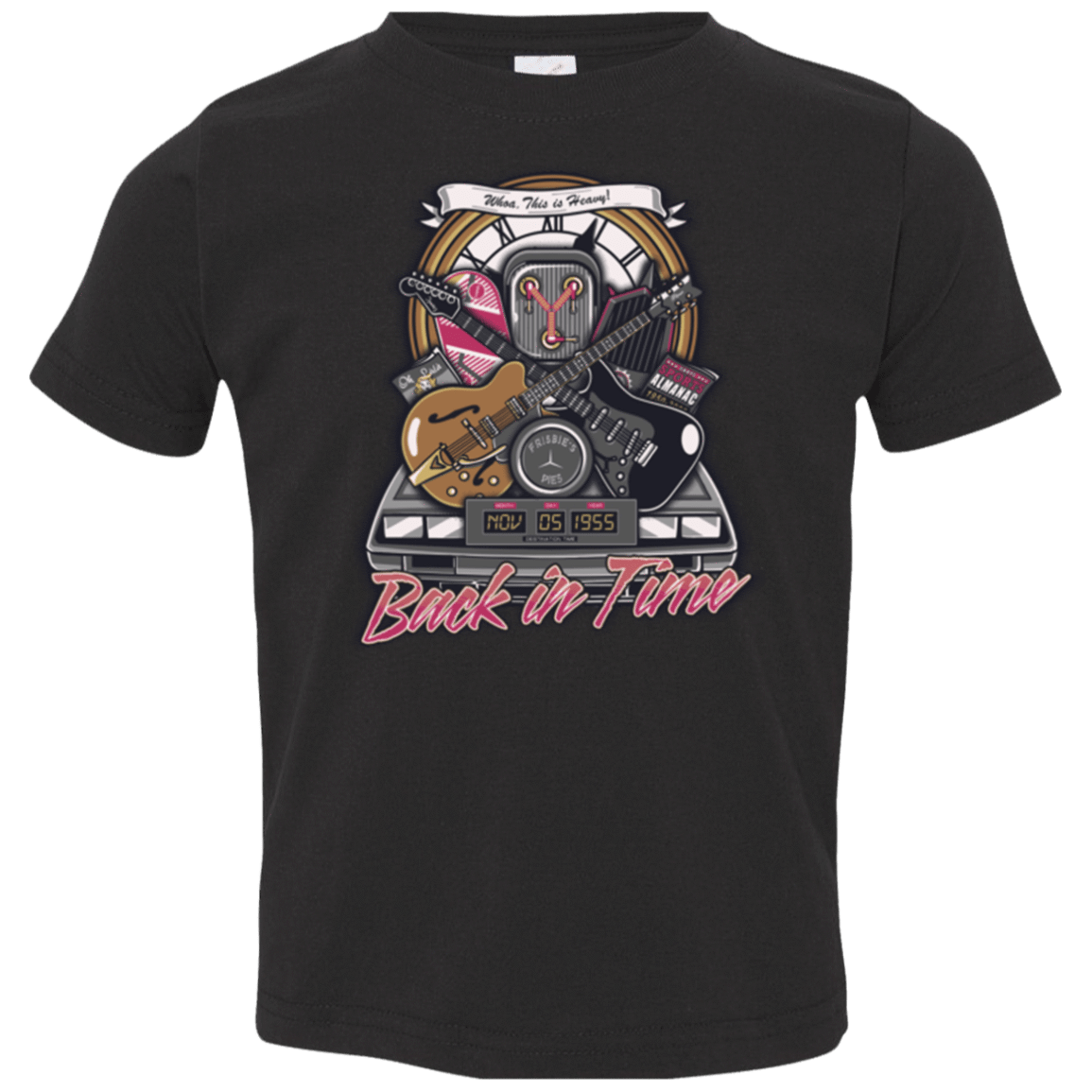 T-Shirts Black / 2T Back in time Toddler Premium T-Shirt