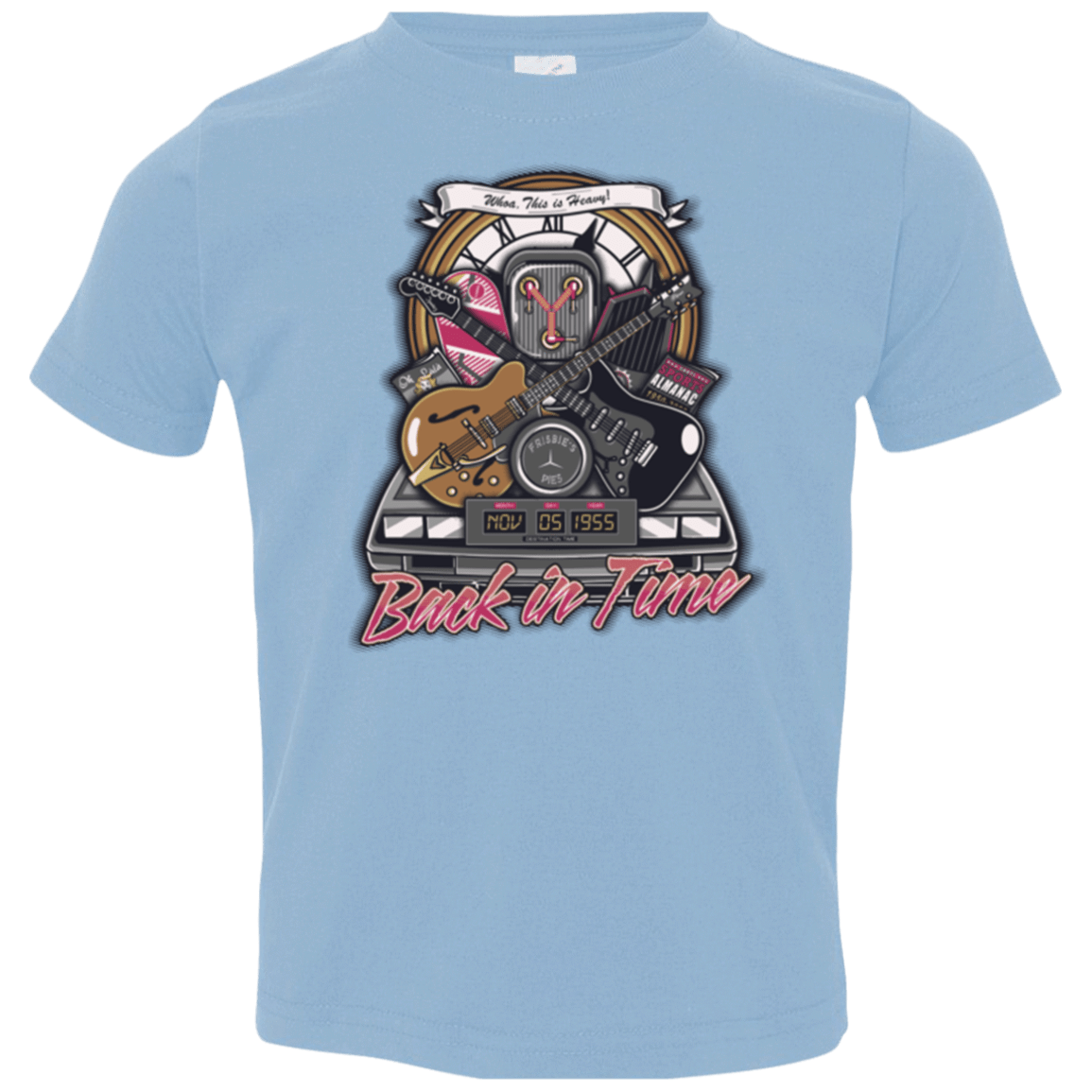 T-Shirts Light Blue / 2T Back in time Toddler Premium T-Shirt