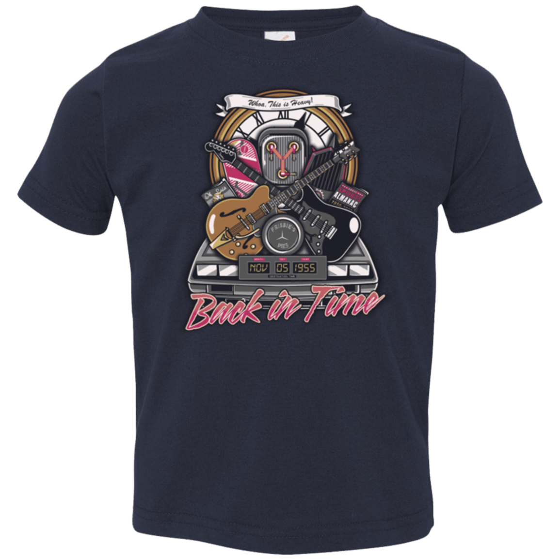 T-Shirts Navy / 2T Back in time Toddler Premium T-Shirt