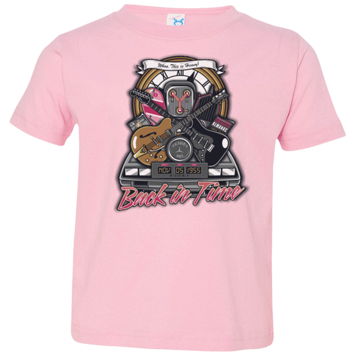 T-Shirts Pink / 2T Back in time Toddler Premium T-Shirt