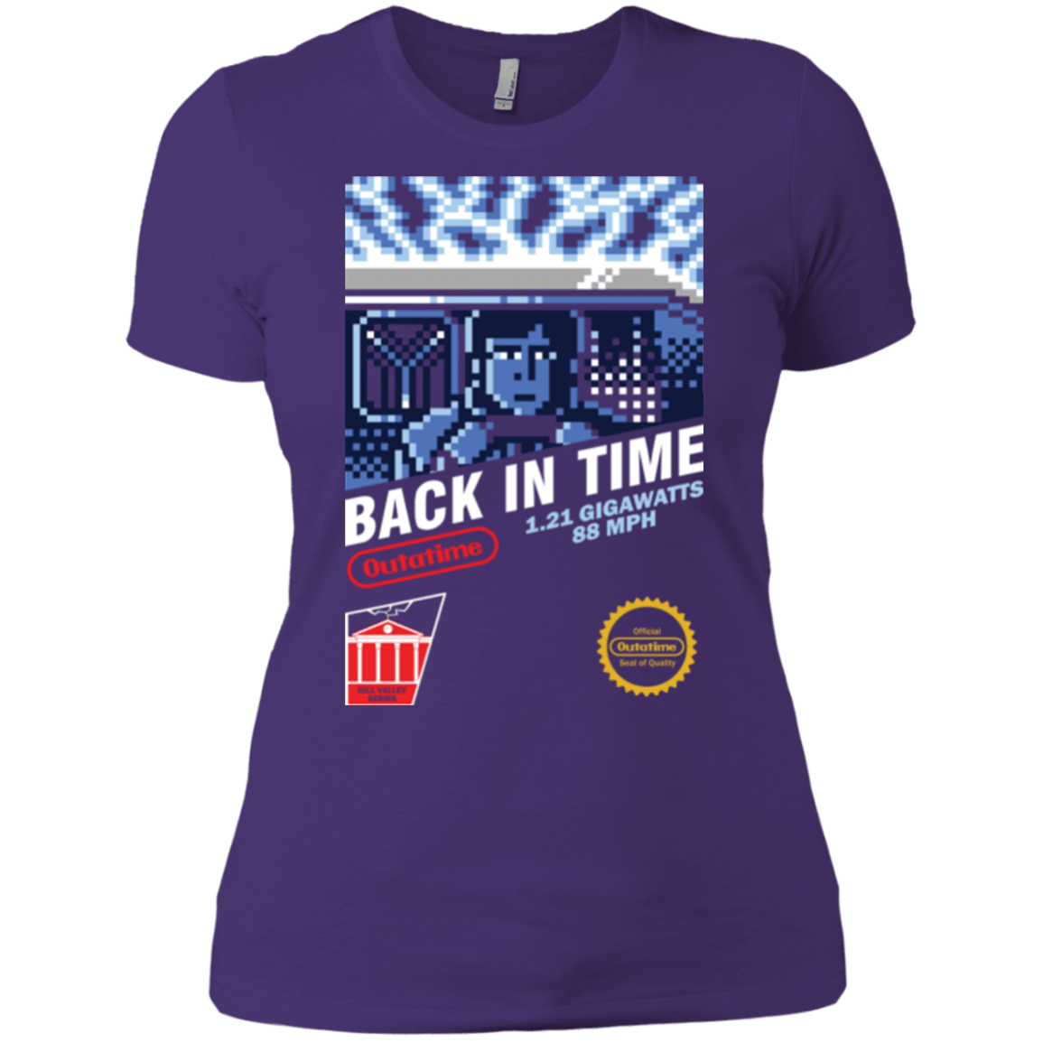 T-Shirts Purple / X-Small Back In Time Women's Premium T-Shirt
