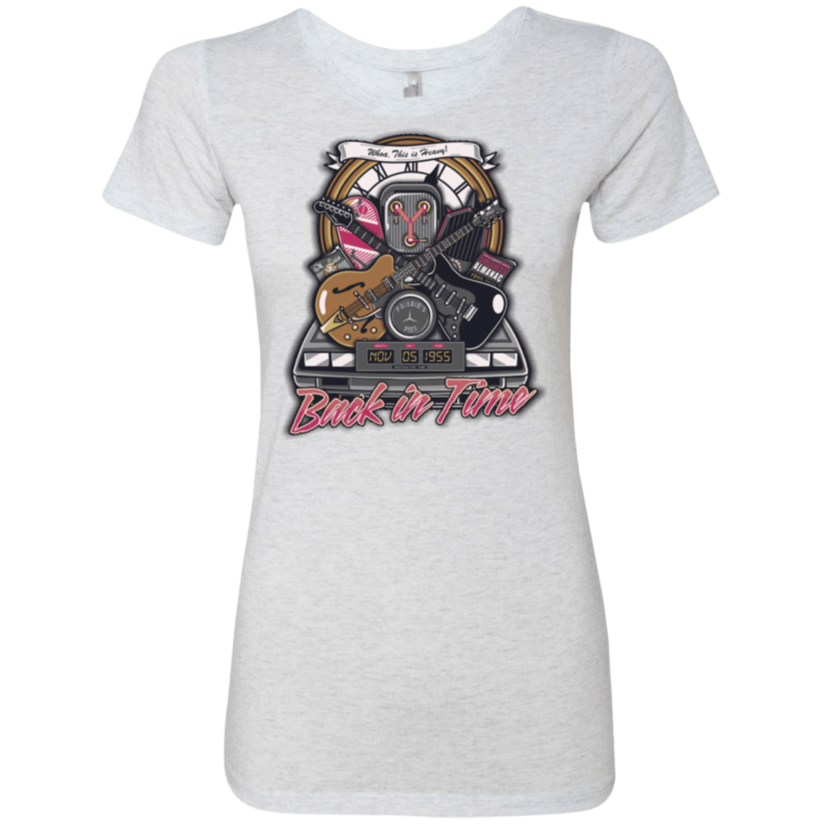 T-Shirts Heather White / Small Back in time Women's Triblend T-Shirt