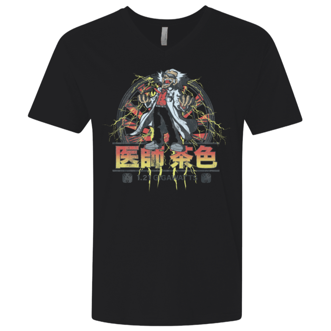 T-Shirts Black / X-Small Back to Japan Men's Premium V-Neck