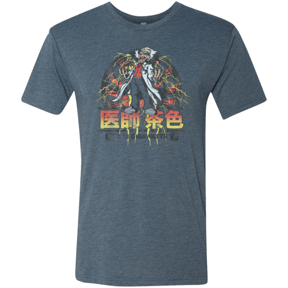 T-Shirts Indigo / Small Back to Japan Men's Triblend T-Shirt