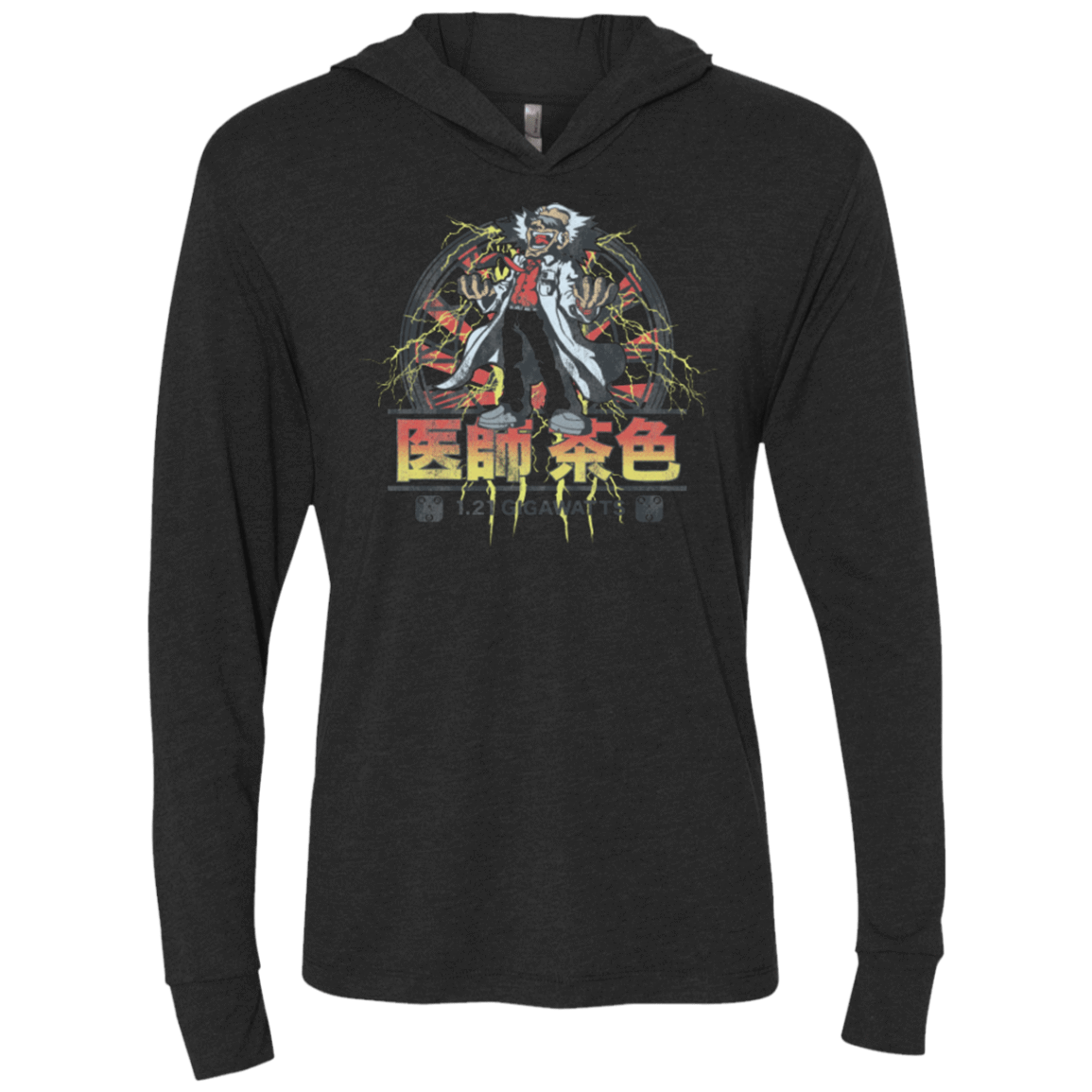 T-Shirts Vintage Black / X-Small Back to Japan Triblend Long Sleeve Hoodie Tee