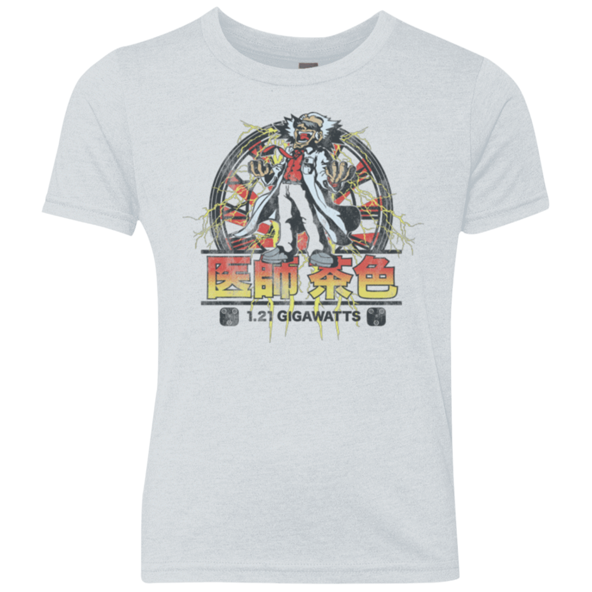 T-Shirts Heather White / YXS Back to Japan Youth Triblend T-Shirt