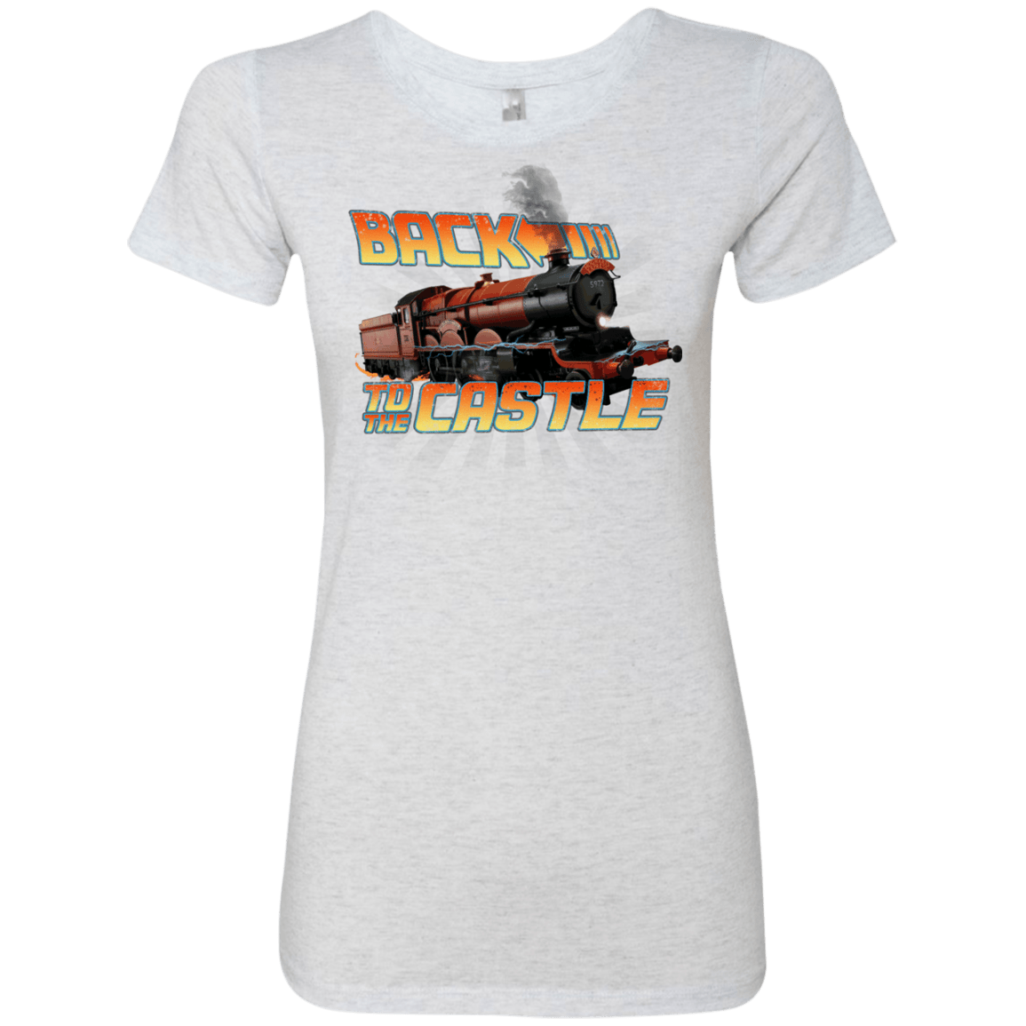 T-Shirts Heather White / Small Back to the Castle Women's Triblend T-Shirt