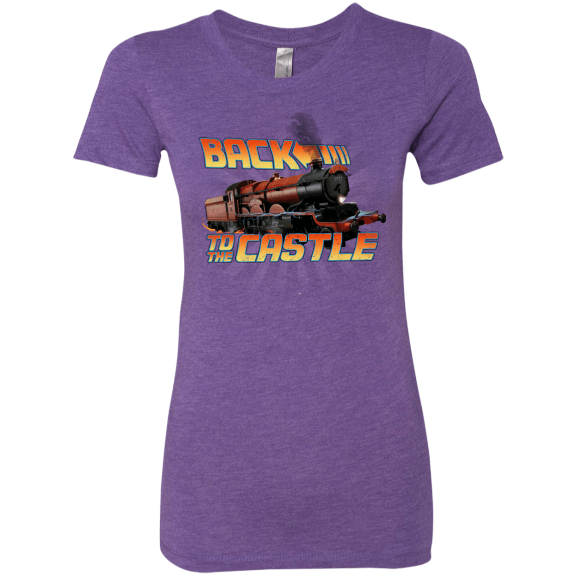 T-Shirts Purple Rush / Small Back to the Castle Women's Triblend T-Shirt