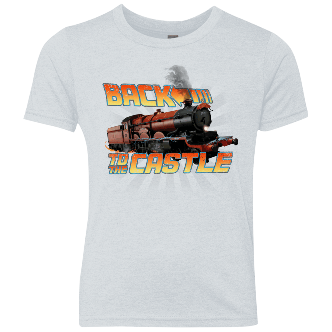 T-Shirts Heather White / YXS Back to the Castle Youth Triblend T-Shirt
