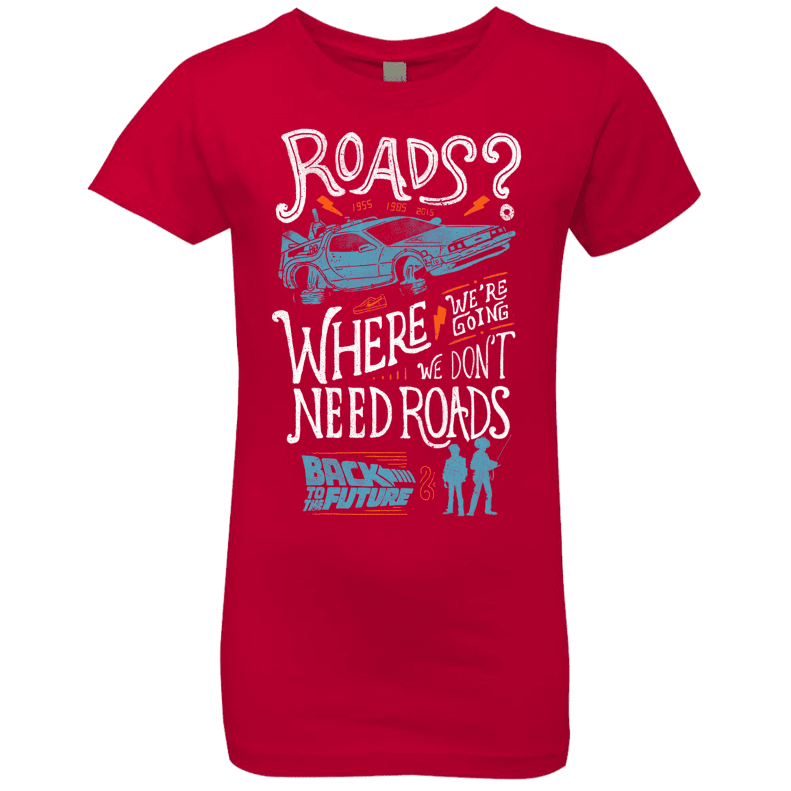 T-Shirts Red / YXS Back to the Future Girls Premium T-Shirt
