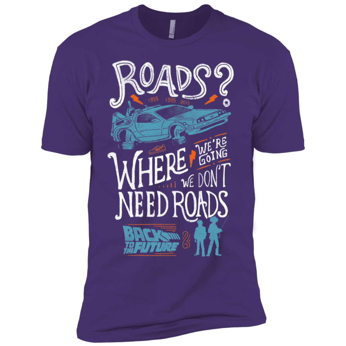T-Shirts Purple Rush/ / X-Small Back to the Future Men's Premium T-Shirt