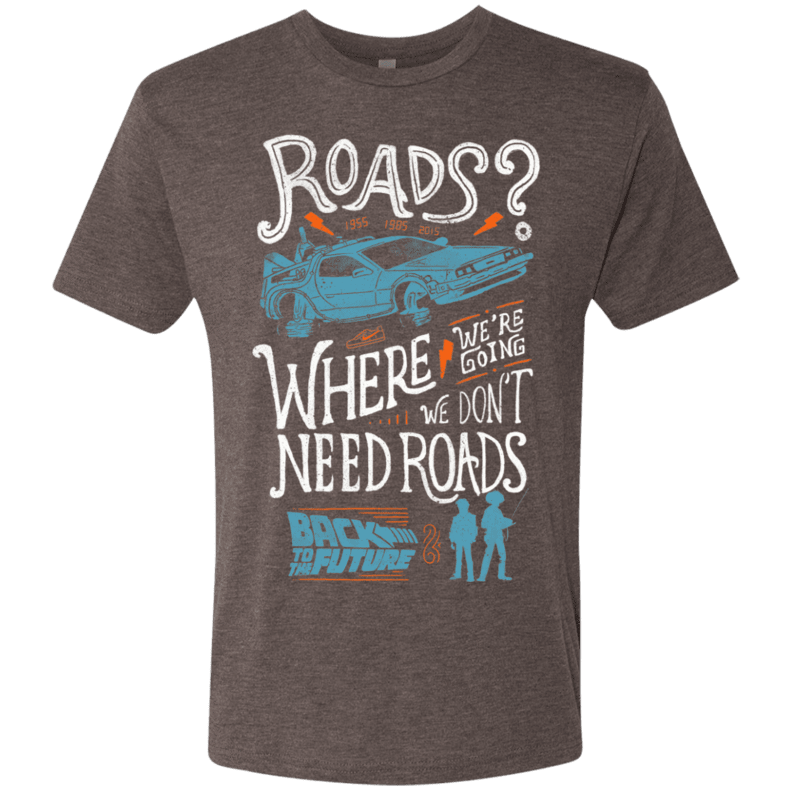 T-Shirts Macchiato / S Back to the Future Men's Triblend T-Shirt