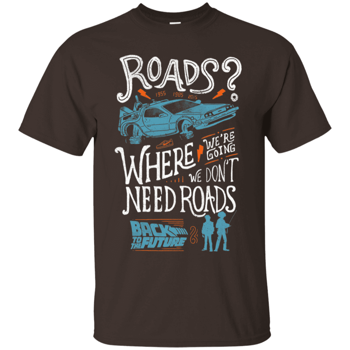 T-Shirts Dark Chocolate / S Back to the Future T-Shirt