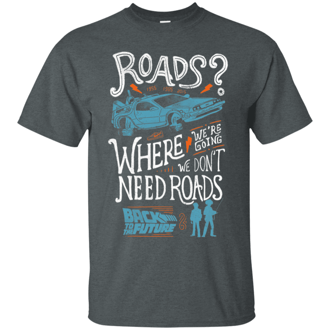 T-Shirts Dark Heather / S Back to the Future T-Shirt