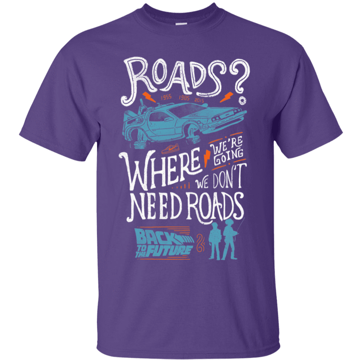 T-Shirts Purple / S Back to the Future T-Shirt