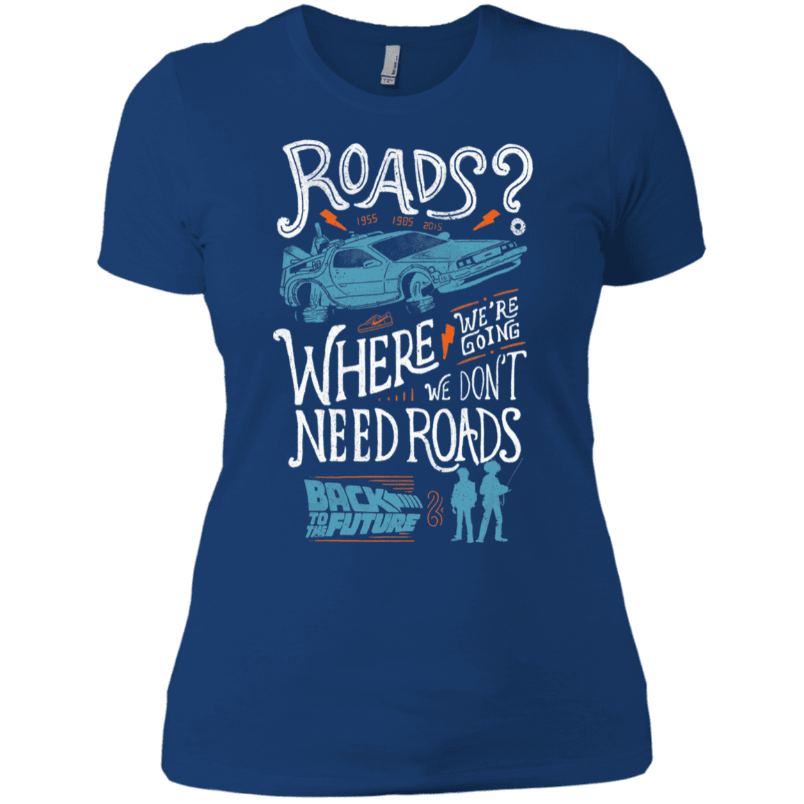 T-Shirts Royal / X-Small Back to the Future Women's Premium T-Shirt