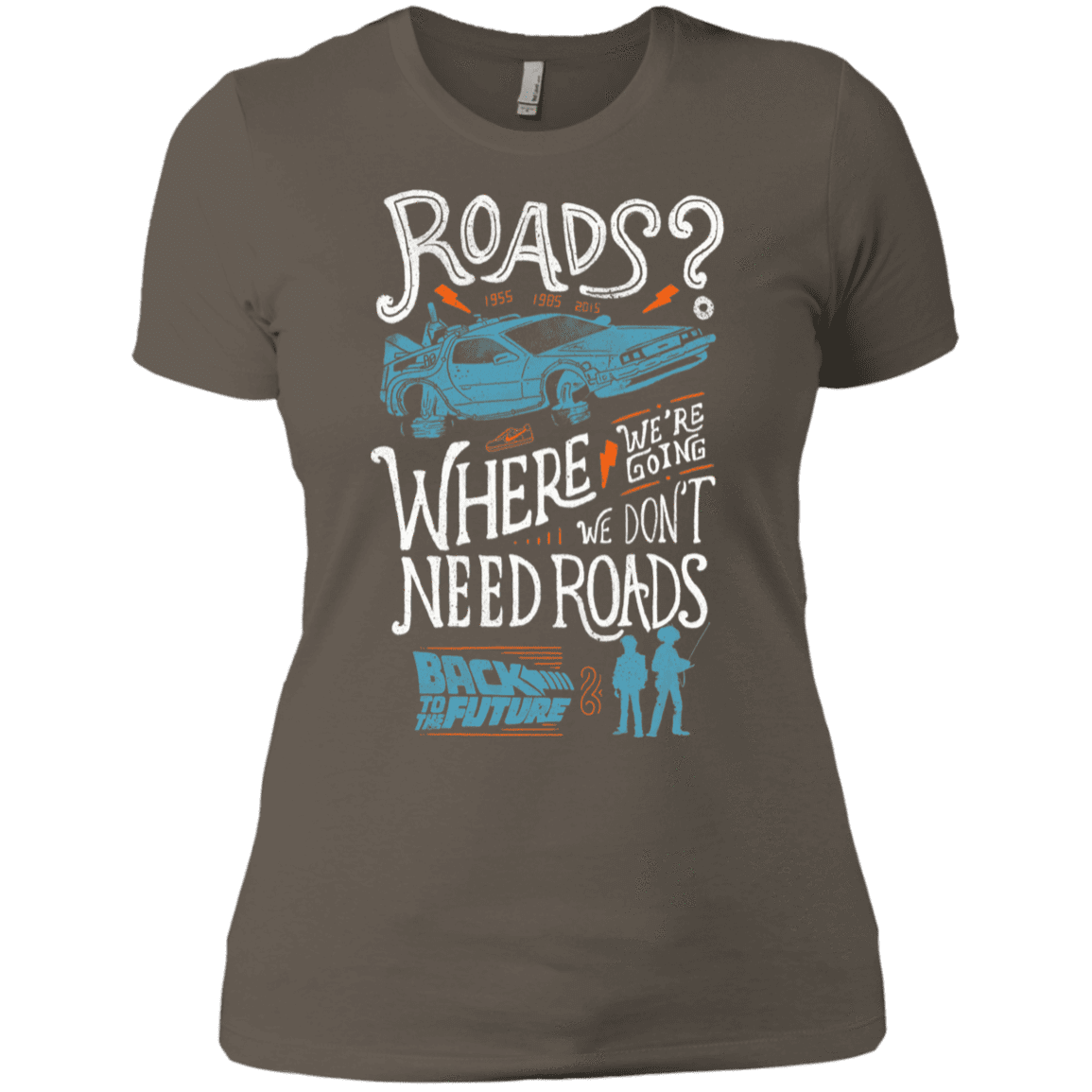 T-Shirts Warm Grey / X-Small Back to the Future Women's Premium T-Shirt