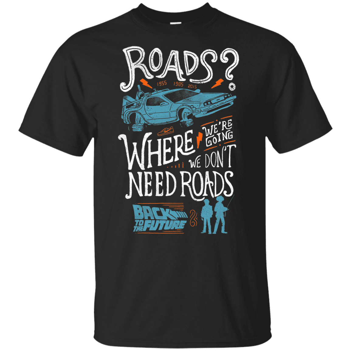 T-Shirts Black / YXS Back to the Future Youth T-Shirt