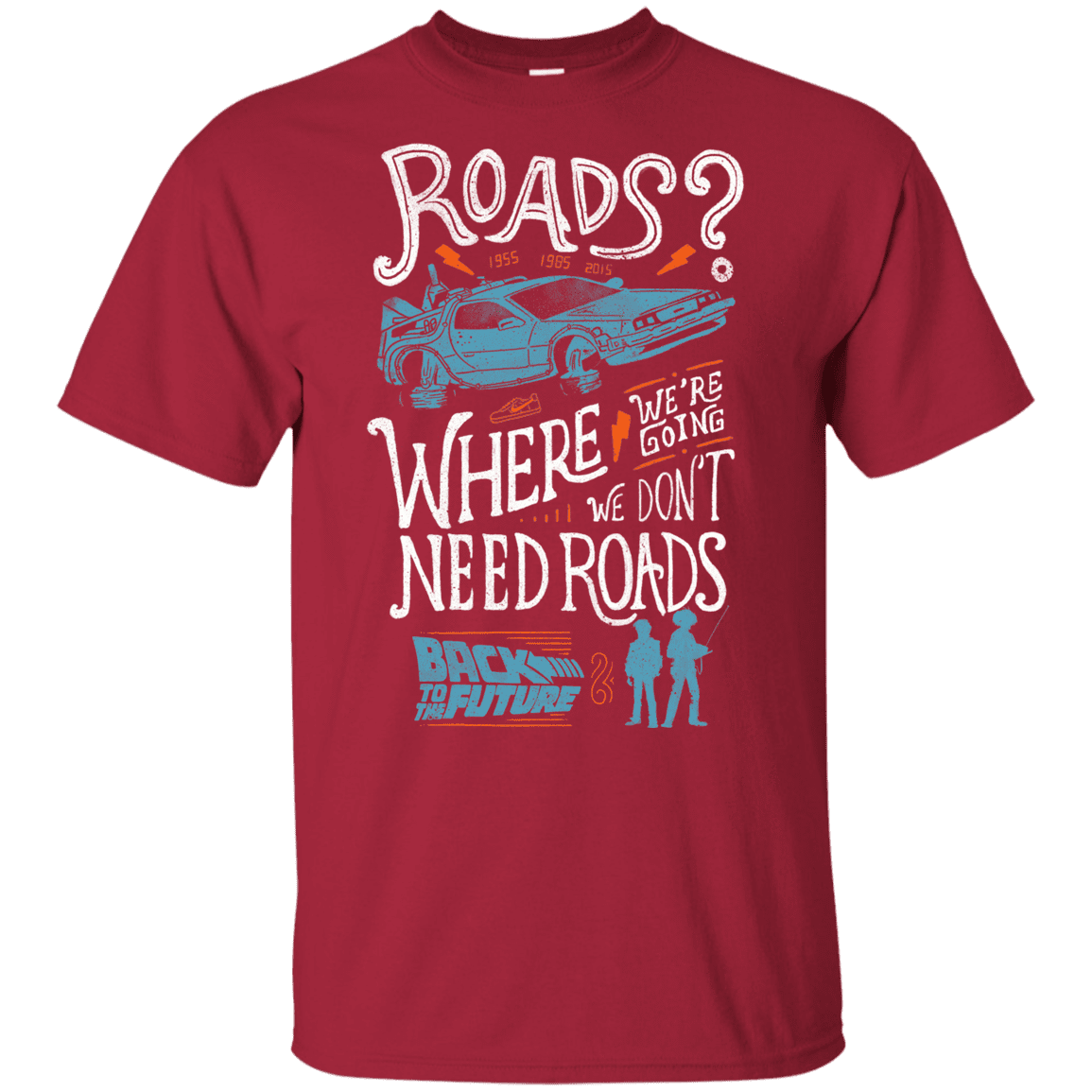 T-Shirts Cardinal / YXS Back to the Future Youth T-Shirt