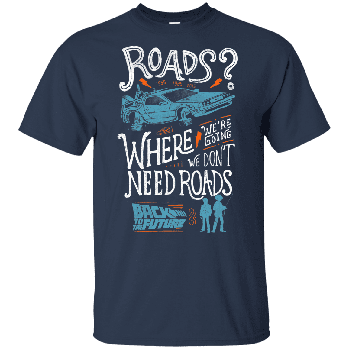 T-Shirts Navy / YXS Back to the Future Youth T-Shirt