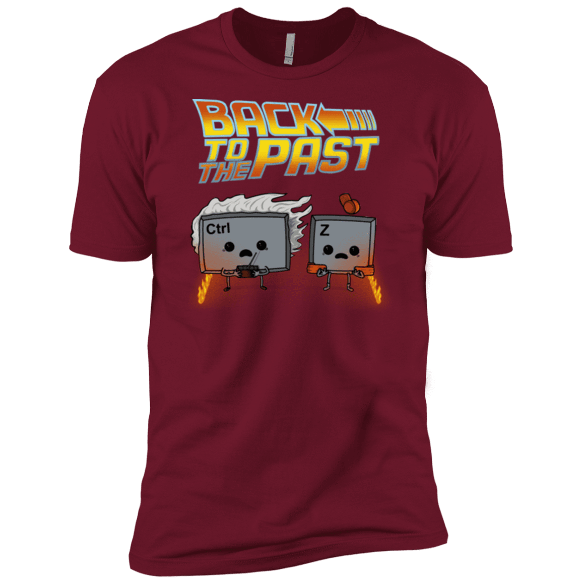 T-Shirts Cardinal / X-Small Back To The Past Men's Premium T-Shirt