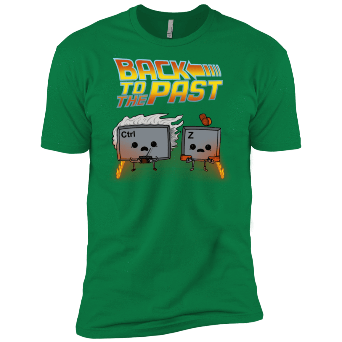 T-Shirts Kelly Green / X-Small Back To The Past Men's Premium T-Shirt