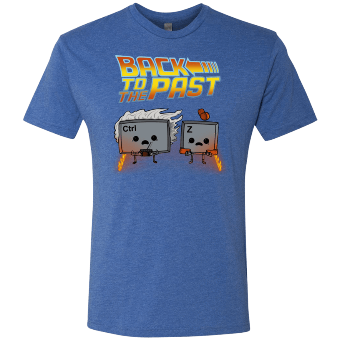 T-Shirts Vintage Royal / Small Back To The Past Men's Triblend T-Shirt