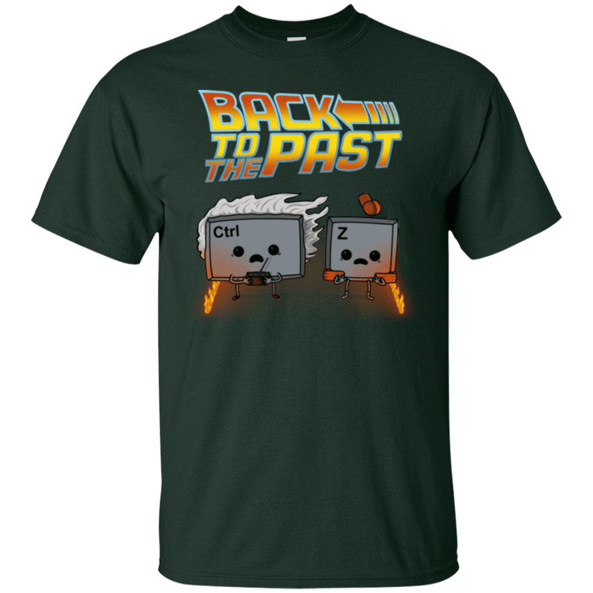 T-Shirts Forest / Small Back To The Past T-Shirt