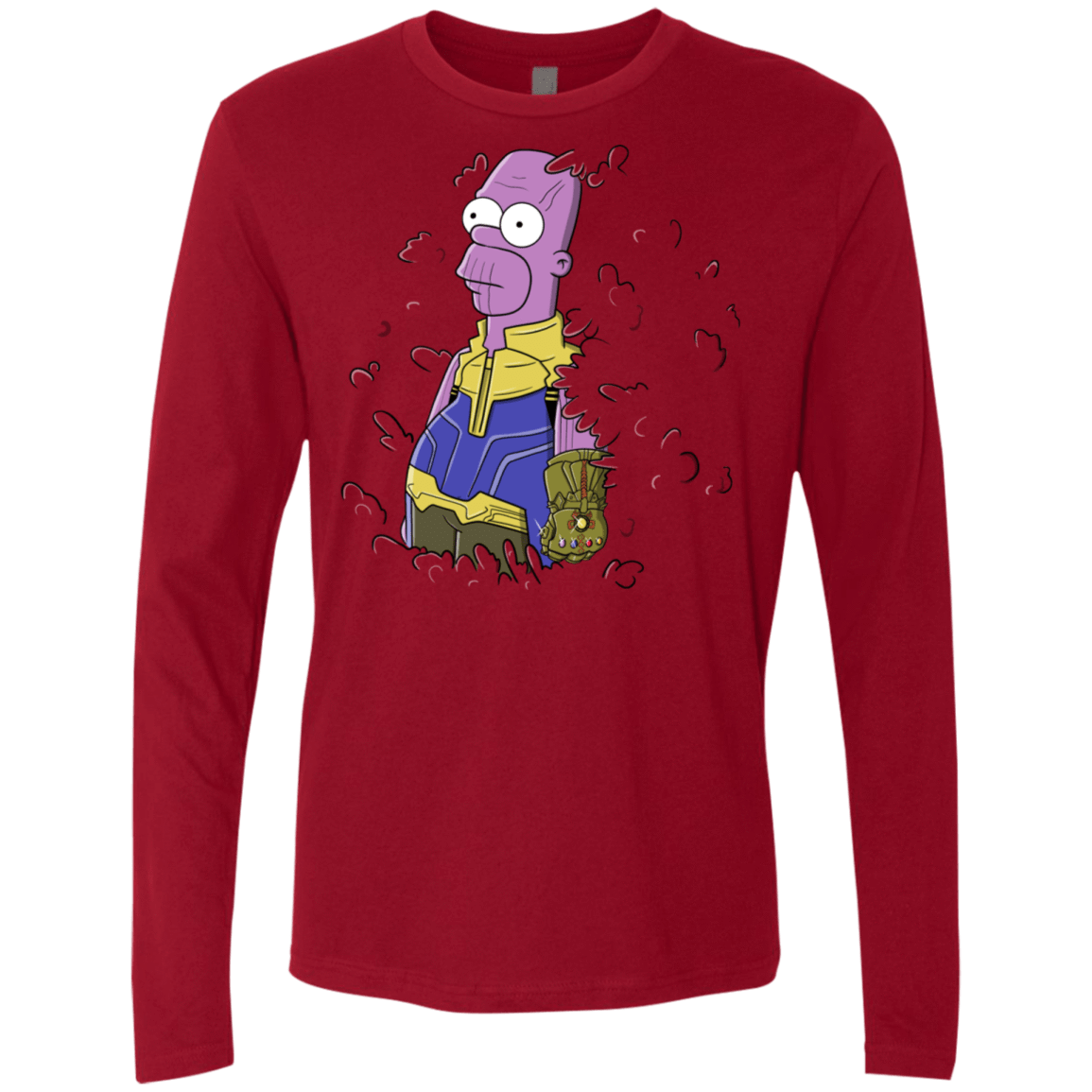 T-Shirts Cardinal / S Back to the Portal Men's Premium Long Sleeve