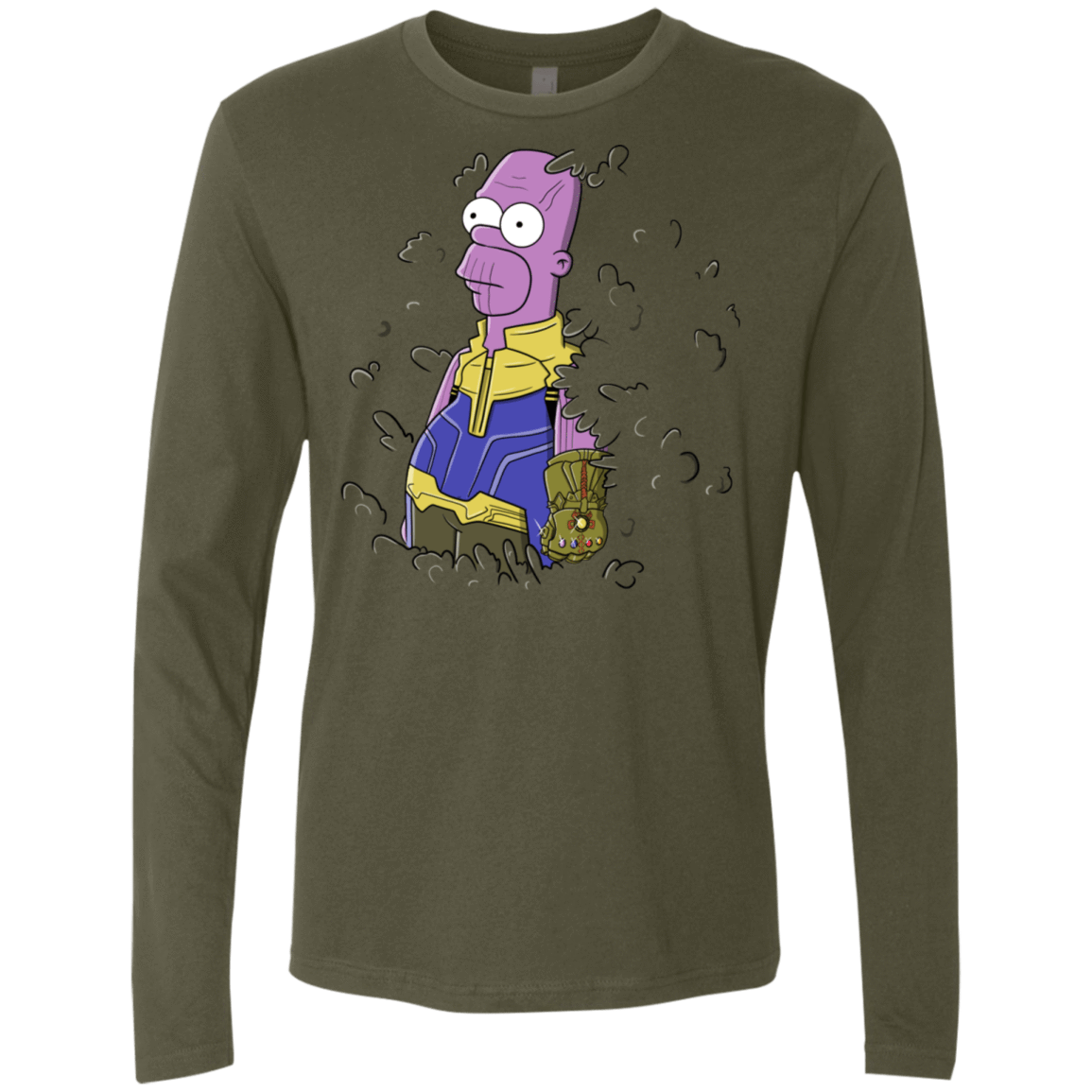T-Shirts Military Green / S Back to the Portal Men's Premium Long Sleeve