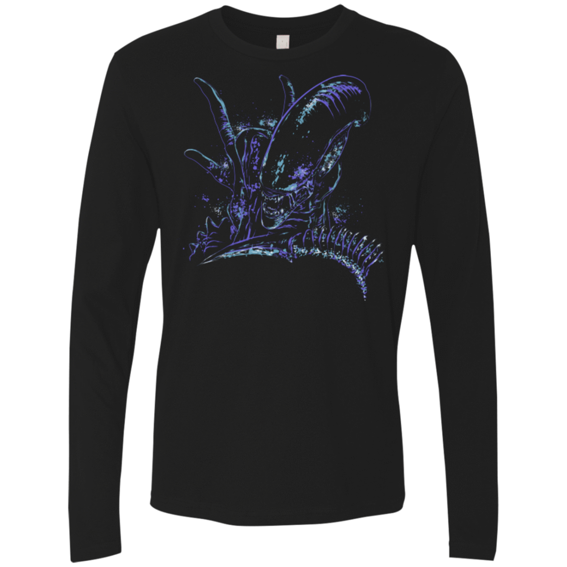 T-Shirts Black / Small Back To The Preimitive Horror Men's Premium Long Sleeve