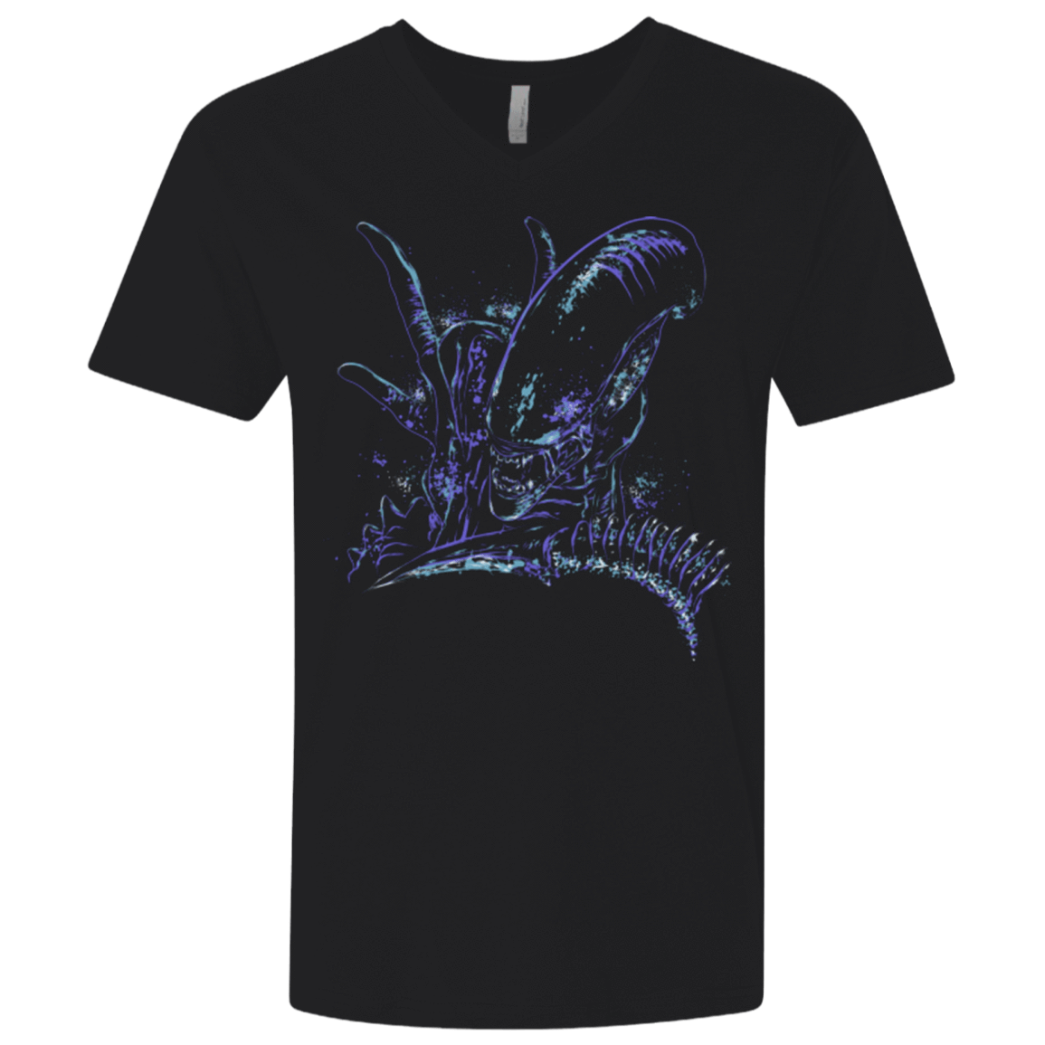 T-Shirts Black / X-Small Back To The Preimitive Horror Men's Premium V-Neck