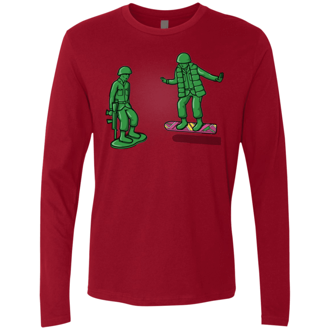Back Toy The Future Men's Premium Long Sleeve