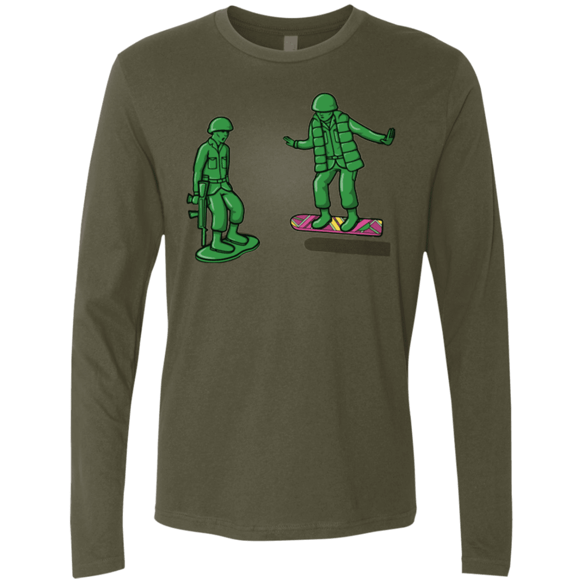 Back Toy The Future Men's Premium Long Sleeve